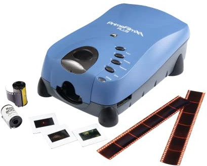 Pacific Image PrimeFilm XA Plus 35mm Film & Slide Scanner - Faster Scan Speed, Auto Roll Film and Strip Scanning, Auto Focus, 10000 DPI/48-Bit Output, 4.2 Dynamic Range - Mac/PC