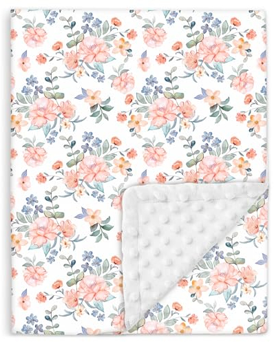 SUPERBE BEBE Baby und Kinderdecke aus weicher Oeko-Tex Baumwolle - 75x100 cm Babydecke für Kinder in 10 Farben - Kuscheldecke Geschenk für Mädchen oder Jungen Wendbar, Weich und Atmungsaktiv