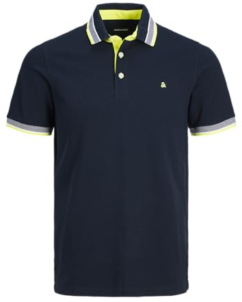 JACK & JONES Male Poloshirt Plus Size Einfarbig Poloshirt