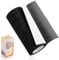 Cahomo Leinenstoff Patches Selbstklebend, 10x160 cm Leinen Reparatur Patches, Leinen Flicken Selbstklebend, für Sofas, Autositze, Vorhang Kopfteile, Rucksack Schwarz