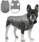 meioro Winter Hundemantel Warme Hundejacke, Kaltes Wetter Haustier Kleidung Winddichte Welpenmäntel, Hund Fleeceweste Weiches Sweatshirt für Kleine Mittlere Hundepullover Outfit(Grau,S)
