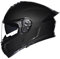 Motorradhelm Modularer Klapphelm mit Doppelter Sonnenblende, Unisex Integralhelm ECE Zulassung, Scooter Motocross für Erwachsene Männer Frauen B,L