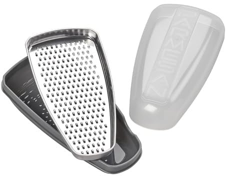 Tala Parmesan Grater and Container, Perfect for Grating Parmesan and Other Hard Cheeses, Includes Container to Store Cheese