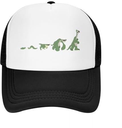 ZTQTQZZ Trucker Cap MeshCap Ice Age Sid das Faultier Evolution in Farbe Baseballkappe lustige Mütze Strandtasche Anime-Mütze große Größe Mütze für Männer und Frauen