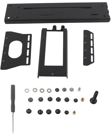 Vertical GPU Mount PCI E 3.0 X16 Graphics Card Support Bracket, Adjustable Vertical GPU Holder with ARGB Lighting for ATX PC Case, Compatible with 2-3 Slot GPUs (26 * 6.2 * 12.8 cm)