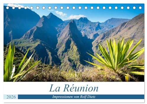 La Réunion - Impressionen von Rolf Dietz (Tischkalender 2026 DIN A5 quer), CALVENDO Monatskalender: Wandern auf La Réunion - es gibt nichts Schöneres. (CALVENDO Orte)