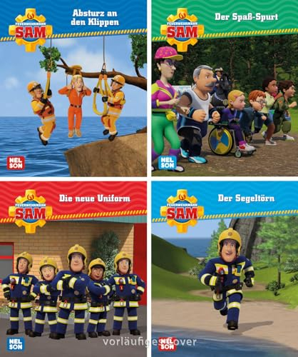 Nelson Mini-Bücher: Feuerwehrmann Sam 21-24: 24 Mini-Bücher im Display | Im Mitnahmeformat ab 3 Jahren (Nelson Mini-Bücher: Ein großer Spaß im kleinen Format)