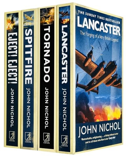John Nichol Collection 4 Books Set (Eject! Eject!, Tornado, Lancaster, Spitfire)