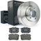 Bremsen/Bremsen-set Hinten Bremsscheiben + Bremsbeläge Ø232 Voll Bremsklötze HA Kit NB PARTS GERMANY 10038209