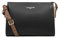 LANCASTER | Smooth - Petit Sac Trotteur Refente de Cuir de Vachette Lisse Noir - Nude - Vison