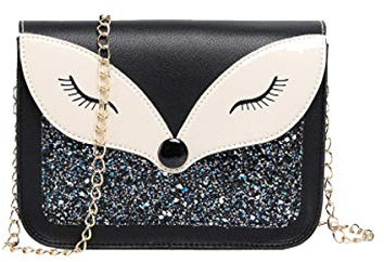 ANPTER Sac à Bandoulière Femme Sac Bandoulière Tendance Sacoche Besace Porté Main Epaule Crossbody Sac à Main Téléphone Shoulder Bag pour Enfants, Femme, Filles(Noir Sacs Bandoulière)
