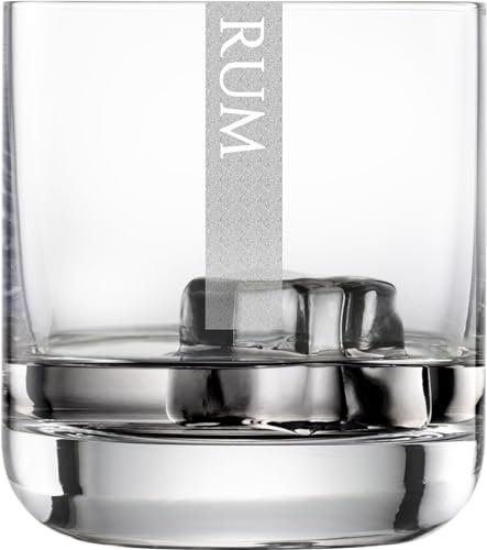 Miriquidi Rum Gläser 2er Set Serie COOLGLAS Rum | 300ml Schott Glas | Spülmaschinenfest durch Lasergravur| Gläser für Rum CoolGlas 2 Stück