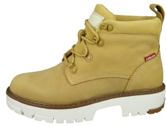 Levi's Solvi Ankle 233618-932-74, Womens Hiking Boots,Winter Boots, Yellow, 40 EU