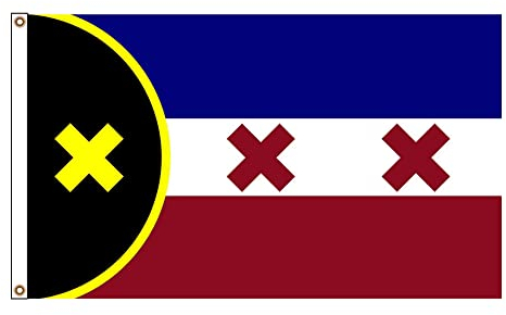 Stormflag Lmanburg Flagge 90cmx150cm Lmanburg-Flagge 3x5ft L'Manberg Dream SMP-Banner Polyester 90g mit Ösen mit Doppelnadel genäht.