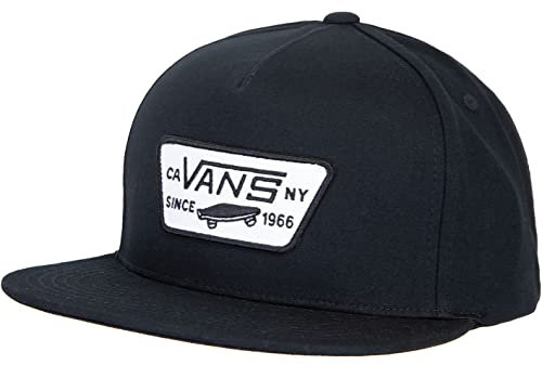 Vans Full Patch Snapback Cap (one Size, Black)