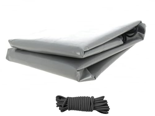 Bâche remorque Lider Alu 36280 – 258 x 140 x 10 cm – Toile PVC 640g/m² étanche & renforcé – Gris – Fabrication française