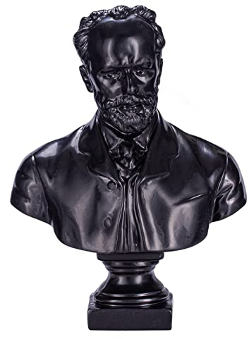 danila-souvenirs Russischer Komponist Pjotr Tschaikowski Stein Büste Statue Skulptur 19,5 cm