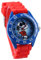 Peanuts Snoopy - Uhr - Kinderuhr - Analoge Armbanduhr für Kinder - Rot, Blau