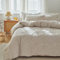 GETIYA Romantisch Bettwäsche 220x240 Herren Damen Bettwäsche Blumen Blümchen Bettwäsche Beige Aesthetic Getuftet Bettbezug Blumen Muster Doppelbett Microfaser Deckenbezug mit 2 Kissenbezug 80x80