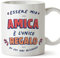 Mugffins Tazza in ceramica per AMICA 11 oz / 350 ml - In italiano - Sono l'Unico Regalo di cui Hai Bisogno - Idea regalo per compleanno, anniversario, natale