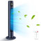 Taylor Swoden Lyric - Ventilador de torre con mando a distancia, pantalla LED, 97cm, temporizador 24 horas, 3 velocidades, 3 modos de funcionamiento, Oscilación de 70 °
