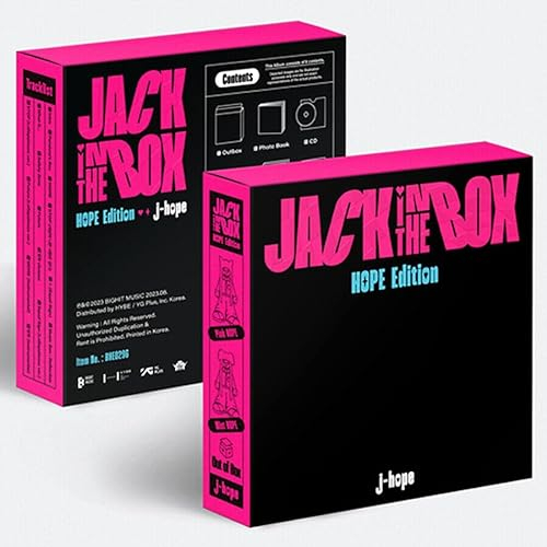 (NO WEVERSE SHOP PRE ORDER) J-HOPE JACK IN THE BOX 1st Solo Single Album (HOPE EDITION Ver.) K-POP SEALED