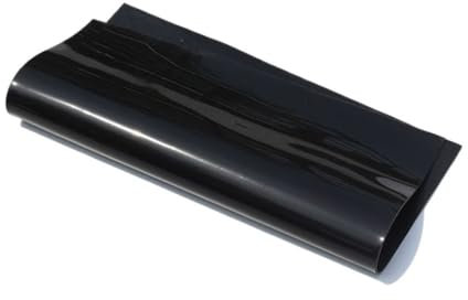 Piastra in gel di silice per uso alimentare con resistenza alle alte temperature in foglio di gomma siliconica trasparente/nero/rosso da 500 * 500 mm (Color : Black (1Pc), Size : 2mm (1Pc))