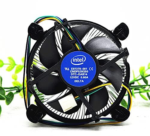 CPU Cooler with Aluminum Heatsink for Intel E97379-001 Core i3/i5/i7 Socket 1150/1155/1156 4-Pin Connector Quiet CPU Fan
