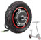 Nabenmotor E-Scooter Mit Vollgummireifen 48V 800W - Elektroroller Hinten Antriebsrad für Kugoo M4/M4PRO - 10 Zoll Reifen Hinterradmotor