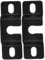 TOGEVAL 1pair Sound Bar Wall Mount Bracket Sturdy Holder for Optimal Performance Easy Installation Sleek Design for Home Decor Compatible with Soundbars