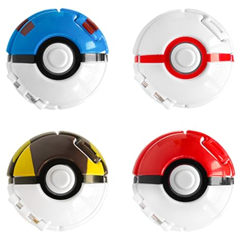 GACUT Wirf Ball,4 Stück Spielzeugball mit Figur,Anime-Charakter Kinderspielzeugball,Spielzeugball zum Stressabbau,Cartoon Geburtstag Spaß Geschenk Jungen und Mädchen