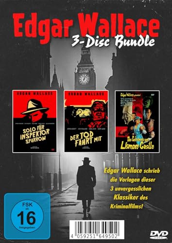 EDGAR WALLACE 3-DVD-Bundle Pack Collection [DVD]