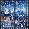 AYNKH 201 Autocollants de Fenêtre de Noël,6 Feuilles d'Autocollants de Fenêtre de Noël Réutilisables avec le Père Noël, l'Arbre de Noël,Autocollants de Fenêtre Double Face pour les Décorations de Noël