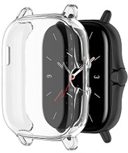 Funda para Amazfit GTS 2/GTS 2e, Silicona TPU Case Protectora de Pantalla, Anti-arañazos, Anti-Polvo, Cover Carcasa para Amazfit GTS 2