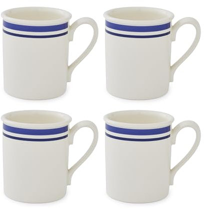 Potter's Stripe Set of 4 Breakfast Mugs