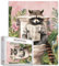 Tucocoo 1000 Pieces Jigsaw Puzzles for Adults Cute Raccoon Newspaper Puzzle Funny Animals on Toilet Bathroom Puzzles for Challenging Family Activity Game Colorful DIY Crafts Puzzle Wall Decor Gifts
