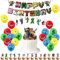 Minecraft Birthday Party Decorations for Boys - Complete Kids Party Kit with Hanging Banner, Swirls, Balloons & Cake Toppers | Minecraft Themed Supplies for Boys' Birthday Celebrations