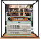 Vetrina in acrilico per modello Lego 10334 Retro Radio, 3 mm, antipolvere, espositore compatibile con Lego 10334 (modello non incluso) (sfondo costruito 3 mm B)