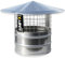 SUNIFY - Campana de chimenea de acero inoxidable de 200 mm con rejilla de protección para pájaros, cubierta para la lluvia, accesorio para chimenea, protección contra pájaros, cubierta de lluvia (200