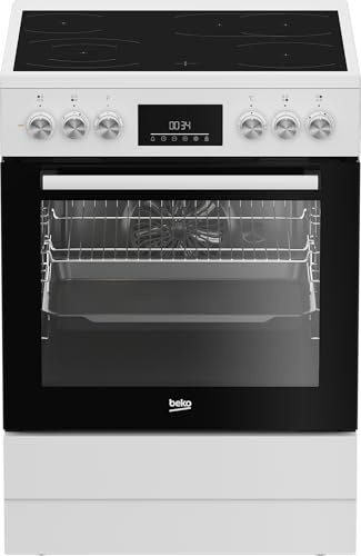 Beko FBM67320WS - Forno indipendente, 60 cm, volume 72 l, pulizia a vapore SteamShine, 8 tipi di riscaldamento, forno multifunzione, bianco