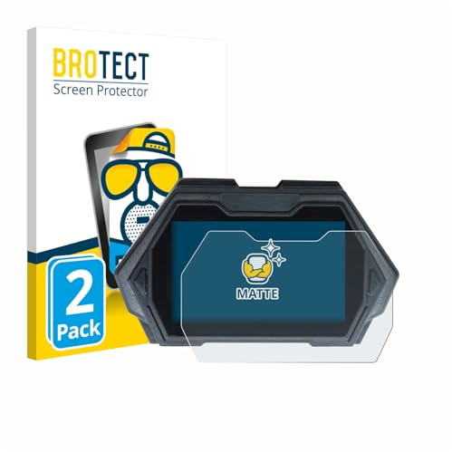 BROTECT Schutzfolie für Kukirin G3 Pro | 2 Stück Entspiegelnder Displayschutz Made in Germany Matte Displayschutz-Folie Anti-Reflex Anti-Fingerprint Einfache Montage