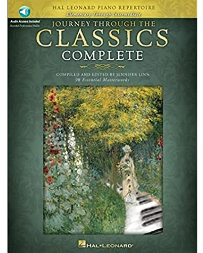 Complete Journey Through The Classics: Noten, CD für Klavier: Volumes 1-4 Hal Leonard Piano Repertoire