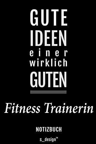 Notizbuch für Fitness Trainer / Fitness Trainerin: Originelle Geschenk-Idee [120 Seiten liniertes blanko Papier]