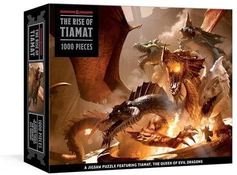 The Rise of Tiamat Dragon Puzzle: 1000 Pieces