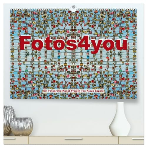 Fotos4you (hochwertiger Premium Wandkalender 2026 DIN A2 quer), Kunstdruck in Hochglanz: Erstaunliche Fotomotive durch mehrfache Spiegelung (CALVENDO Kunst)