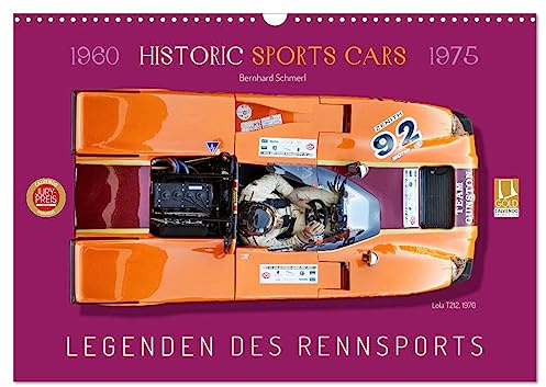 Legenden des Rennsports Historic Sports Cars 1960-1975 (Wandkalender 2026 DIN A3 quer), CALVENDO Monatskalender: Historische Rennwagen der 60iger und 70iger Jahre (CALVENDO Mobilitaet)