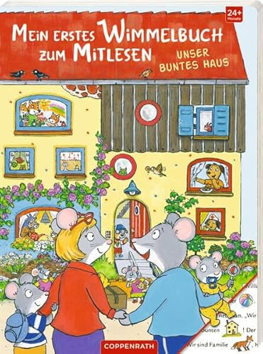 Mein erstes Wimmelbuch zum Mitlesen: Unser buntes Haus