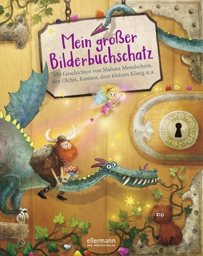 Mein großer Bilderbuchschatz: Zehn beliebte Bilderbuch-Geschichten zum Vorlesen im besonderen Schatztruhen-Design mit Magnetlasche