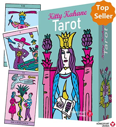 Kitty Kahane Tarot: 78 Tarotkarten mit ausführlicher Anleitung (Tarotkarten Deutsch)