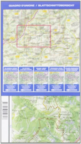 Tabacco topographische Wanderkarte Seiseralm - Schlerngebiet. Alpe di Siusi - Altipiano dello Sciliar: Wanderkarte; Carta Sentieri / Rifugi. Mit Panoramakarte (Carte topografiche per escursionisti)